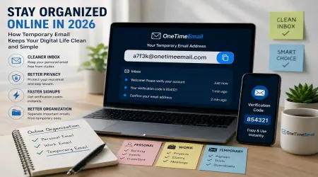 How Temporary Email Helps You Stay Organized Online in 2026